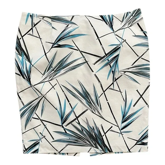 WHITE HOUSE BLACK MARKET Women Pencil Skirt Leaf size 10 career business mature - Picture 2 of 5